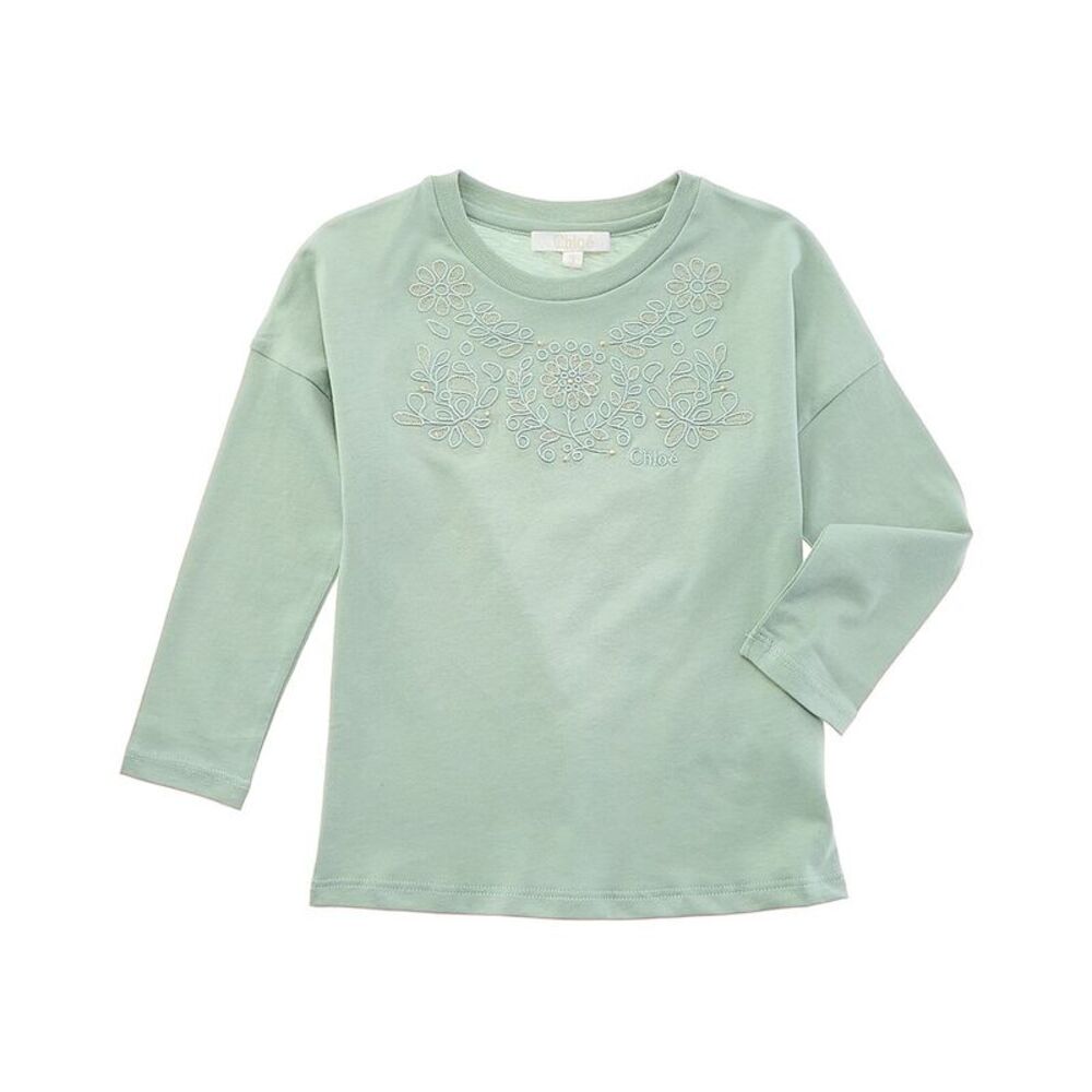 Chloé Girls  Top, Green